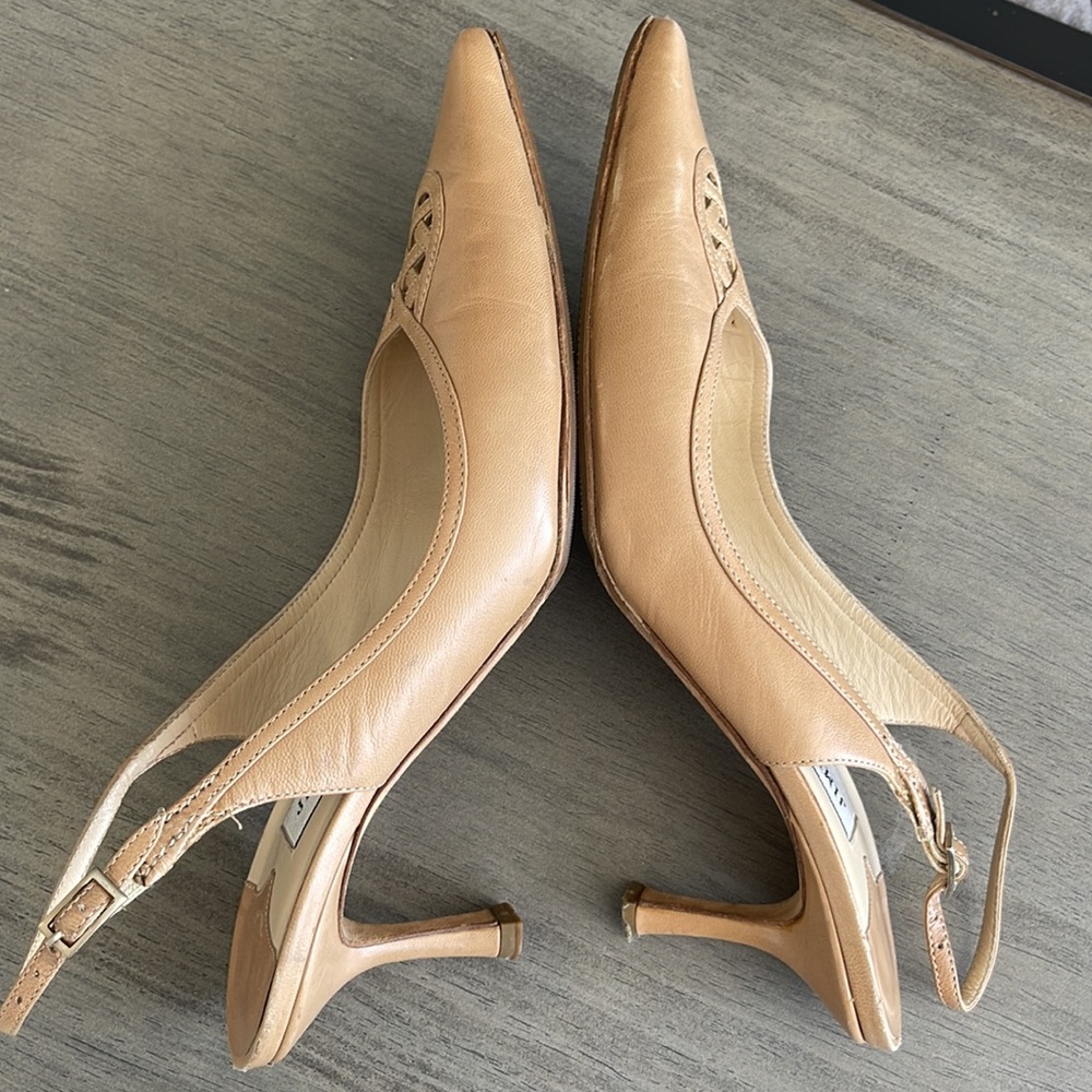 Jimmy Choo Tan Heels - Picture 5 of 9
